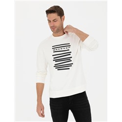 Ekru Regular Fit Sweatshirt