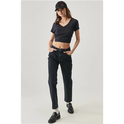 Lee Kadın Carol Regular Straight Fit Yüksek Bel Esnek Jean Kot Pantolon L30U