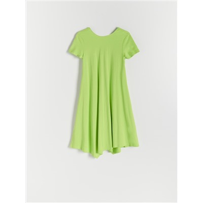 Asymmetric midi dress