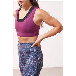 Спортивное бра с подкладками Haniah Plum