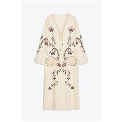 ZW COLLECTION FLORAL EMBROIDERY DRESS