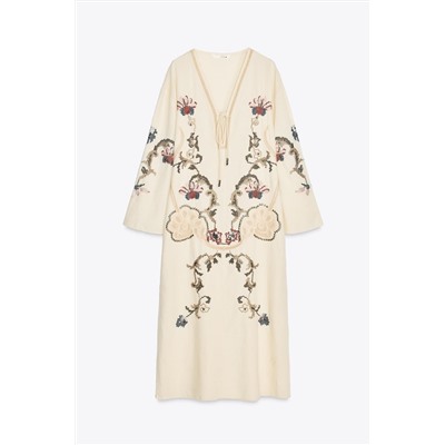 ZW COLLECTION FLORAL EMBROIDERY DRESS