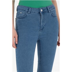 Kadın Açık Mavi Toothpick Fit Jean Pantolon