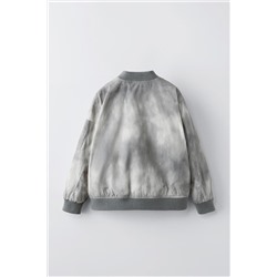 TIE-DYE NYLON BOMBER JACKET