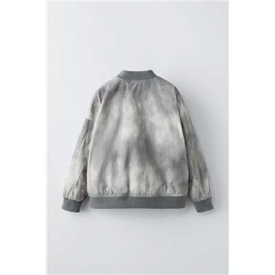 TIE-DYE NYLON BOMBER JACKET