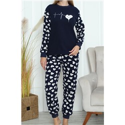 Nicoletta Kadın Peluş Pijama Takimi Welsoft LACİ 94115