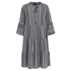 Damen kleid mit Minimal-Print