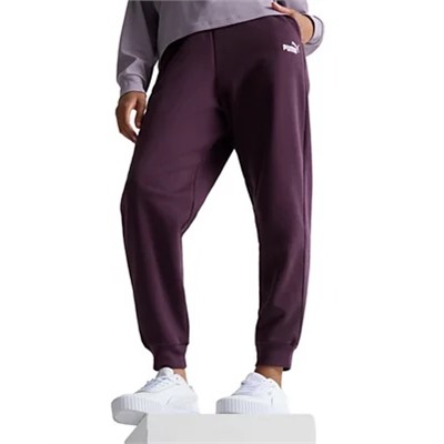Puma Women's Embroidered-Logo Fleece Sweatpant Joggers