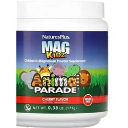 Animal Parade, Mag Kidz, добавка с магнием в виде порошка для детей, вкус вишни, 171 г