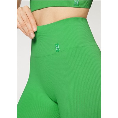 Sportliche Leggings aus Seamless-Feinrippgewebe