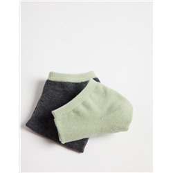 3 Pairs of Invisible Socks Pack, Men, Multicolour