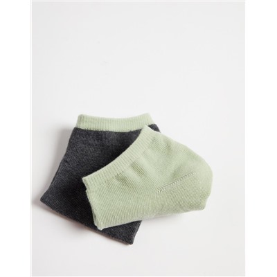 3 Pairs of Invisible Socks Pack, Men, Multicolour