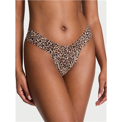 Eyelet Mesh Thong Panty