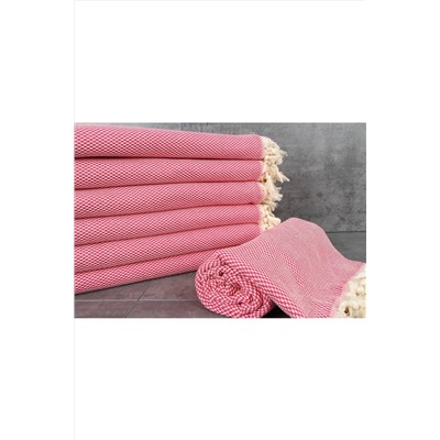 Kayra Export, Fuşya Peştemal Plaj Havlusu Masa Örtüsü Piknik Örtüsü 100x180 Cm %100 Pamuk Banyo Havlusu