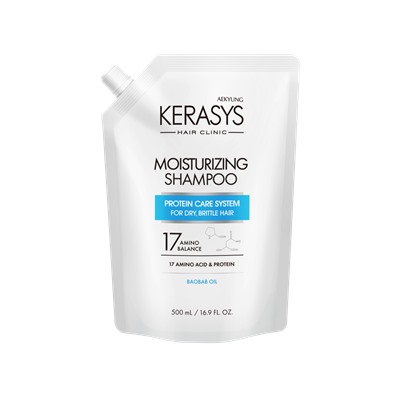 [KERASYS] Шампунь для волос УВЛАЖНЯЮЩИЙ Moisturizing Shampoo (запасной блок), 500 мл
