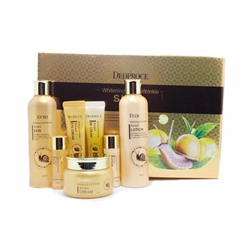 920477 DEOPROCE WHITENING AND ANTI-WRINKLE SNAIL 4 SET Набор: Крем для кожи вокруг глаз, BB крем, Крем для лица, Лосьон, Тоник 260мл*2+100мл+30мл*2+40мл+40мл