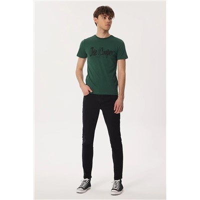 Lee Cooper Drawınglogo Erkek O Yaka T-shırt Yeşil 232 LCM 242029