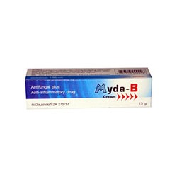 Антибактериальная противогрибковая лечебная мазь Myda-B 5 гр / Myda B Cream 5g