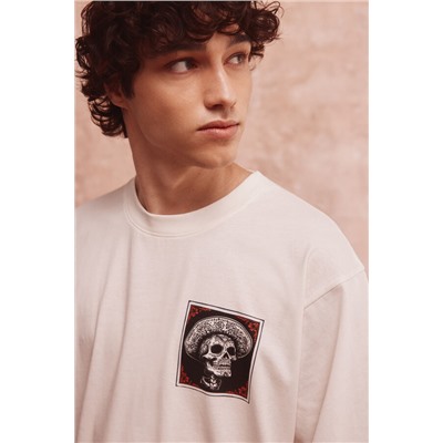 Camiseta Skull Mex Hat