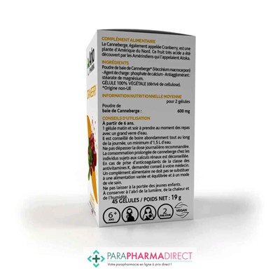 ArkoPharma ArkoGélules - Cranberry - 45 gélules