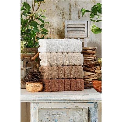 TABEA HOME Fluffy Havlu Seti 4'lü 50x90cm FLUFFYHS