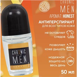 Антиперспирант роликовый мужской CHRONIC MEN Honest СТЕКЛО 50 мл