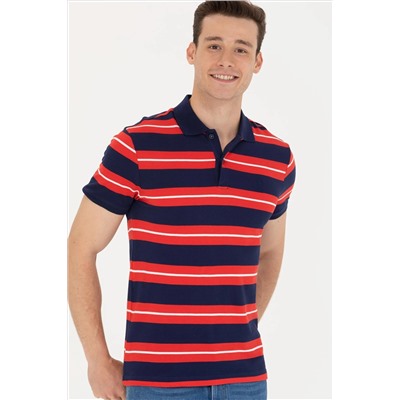 Erkek Lacivert Polo Yaka Tişört