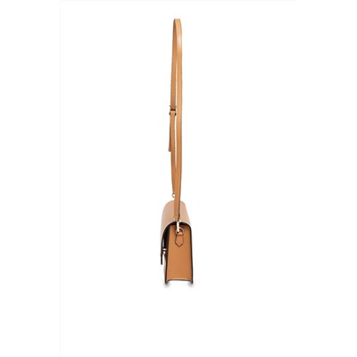 Bandolera de piel Nani Camel