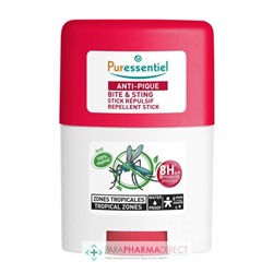 Puressentiel Anti-Pique Stick Répulsif Zones Tropicales 20ml