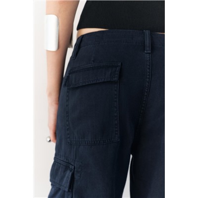ZW COLLECTION SLIM FIT CARGO TROUSERS
