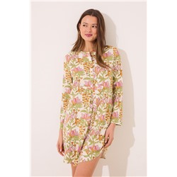 Camisola viscosa estampado flores