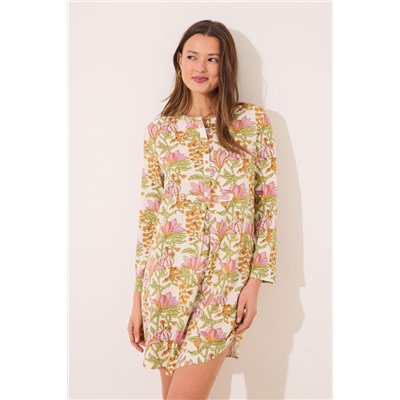 Camisola viscosa estampado flores