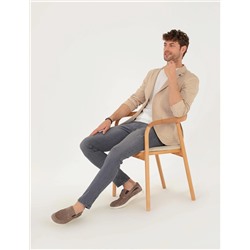 Bej Ekstra Slim Fit Blazer Ceket