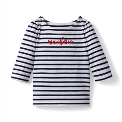 STRIPED MA CHERIE TEE