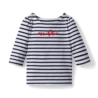 STRIPED MA CHERIE TEE