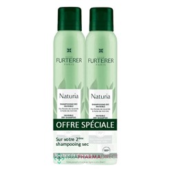 René Furterer Naturia Shampooing Sec Invisible BIO 2x200mlLot  × 2