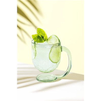 Domme Plastik Kupa - Yeşil - 385 ml