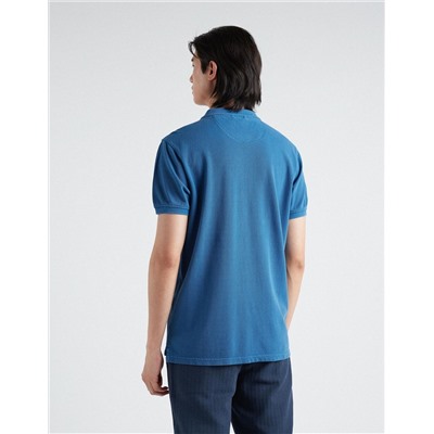 Piquet Polo, Men, Blue