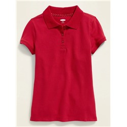 Uniform Pique Polo for Girls