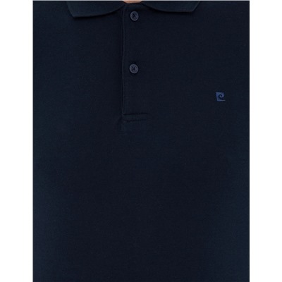 Lacivert Slim Fit Basic Sweatshirt