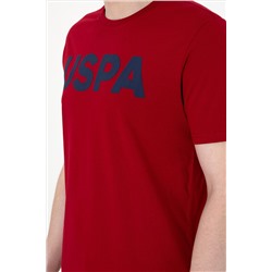 Erkek Regular Fit Bisiklet Yaka Bordo Basic Tişört