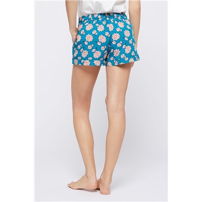 Short Valeria Turquesa y azul petróleo