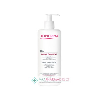 Topicrem DA Baume Emollient Peaux Atopiques 500ml