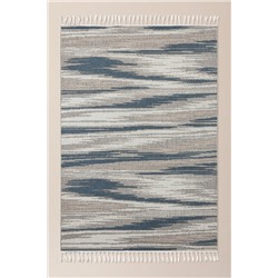 Grania Saçaklı Halı - Gri - 80x300 cm