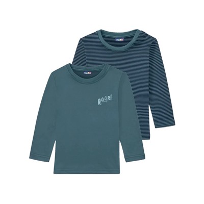 LUPILU® Langarmshirts Kleinkinder Jungen, 2 Stück