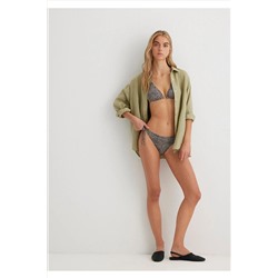 Mavi, Leopar Desenli Kahverengi Bikini Altı 1913185-33653