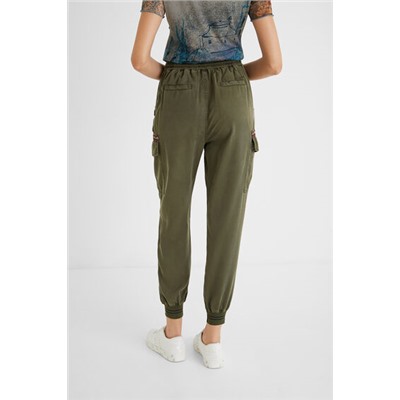 Pantalón jogger cargo 100% Lyocell