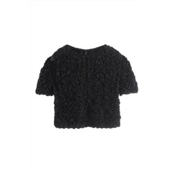 Crop top Negro