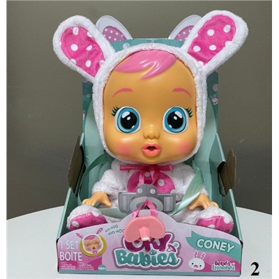 Настоящая новая плачущая кукла American CryBabie*s пользуется огромной популярностью за рубежом! Умеет издавать звуки, плакать и лить слезы. 30 см