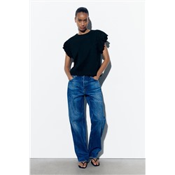 RUFFLED T-SHIRT